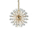 Michael Amini Lighting - Solara 24" Round Crystal LED Chandelier - Gold Michael Amini