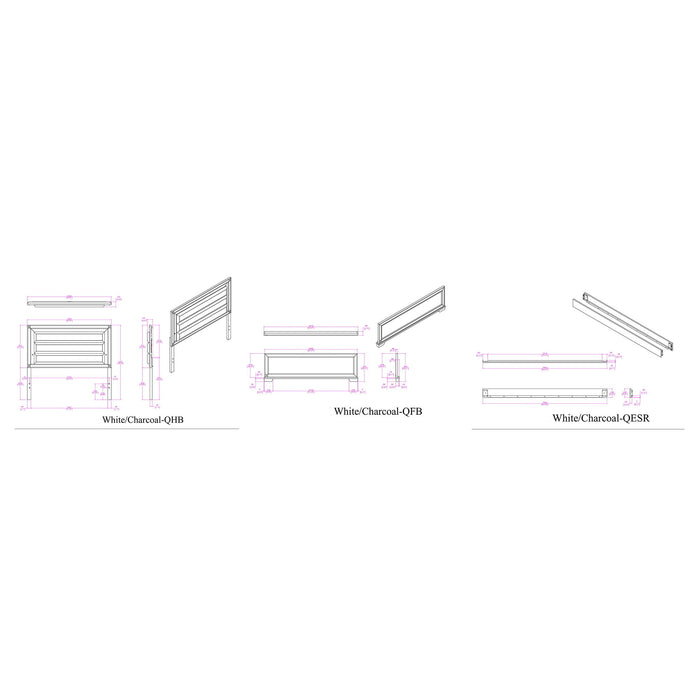 Soulmarie - Bed With LED Lighting And Padded Headboard Global Furniture USA