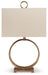Mahala - Metal Table Lamp  - Antique Gold Finish Signature Design by Ashley®