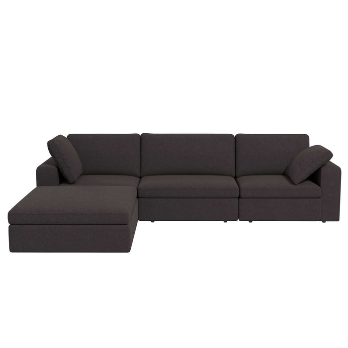 Cecilia - Modular Corner Sectional, Modern Sofa - Gray