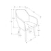 Dining Side Chair, Upholstered For Dining Room, Contemporary & Modern (Set of 2) 8th Street