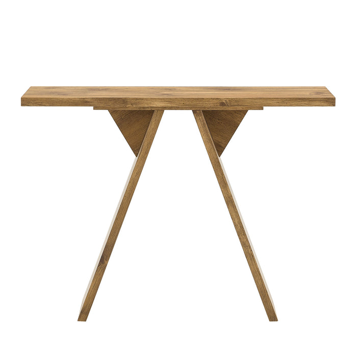 Console Table With V - Shaped Base Home Essentials