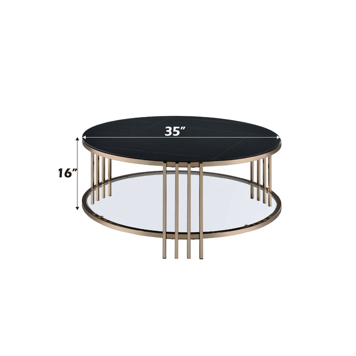 Abisha - Sintered Stone Top Round Table