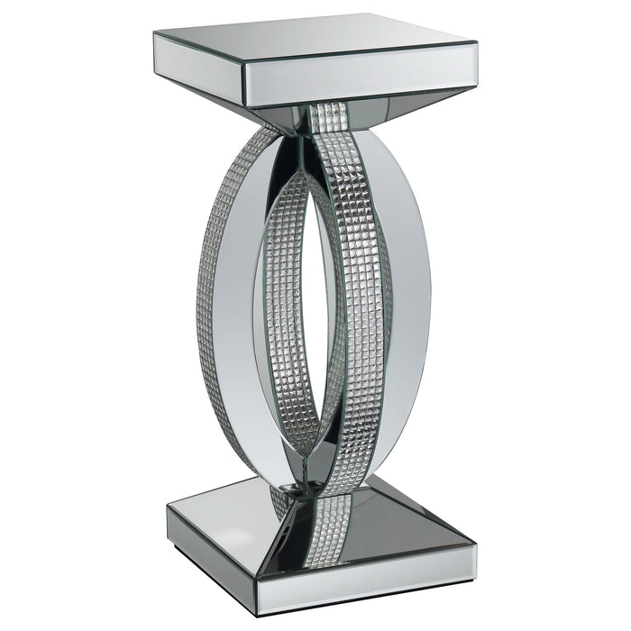 Empire - Square Side End Table - Silver Furniture Max