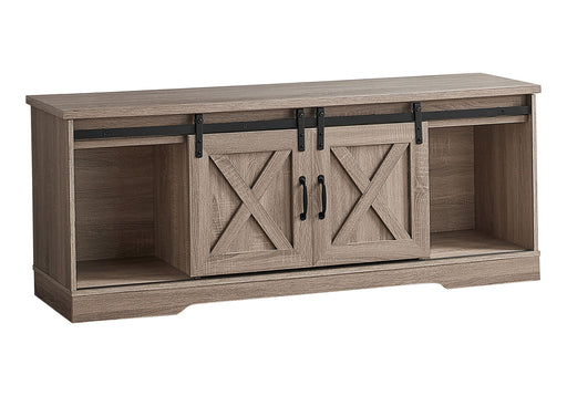 TV Stand, Console, Media Entertainment Center, Storage Cabinet, Transitional - Taupe 8th Street