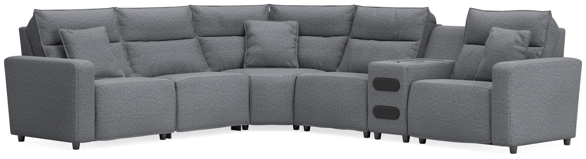 Modmax II - Reclining Sectional - Salt And Pepper Signature Design by Ashley®