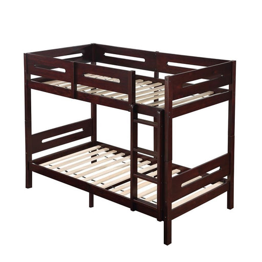 Nissa - Twin Over Twin Bunk Bed - Espresso ACME