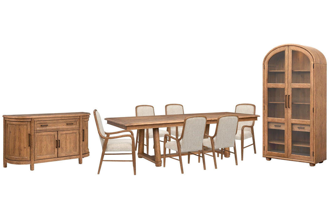 Woodward - Trestle Extendable Dining Table Set Magnussen Furniture