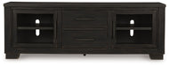 Galliden - Extra Large TV Stand - Black Signature Design by Ashley®