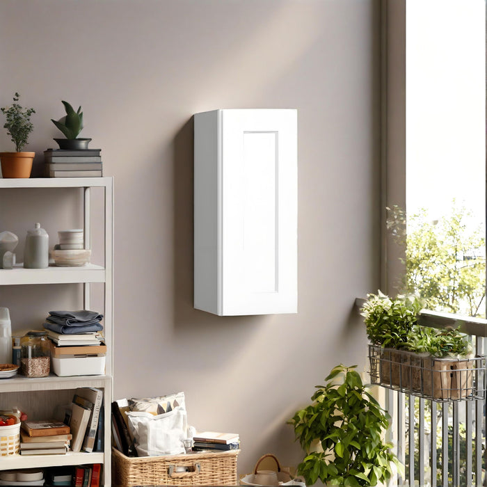 Shaker Wall Cabinet With 2 Adjustable Shelves Home Essentials