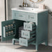 Modern Bathroom Vanity With Sink Combo, 3 Drawers, Undermount Drop-In Sink Hearth and Haven