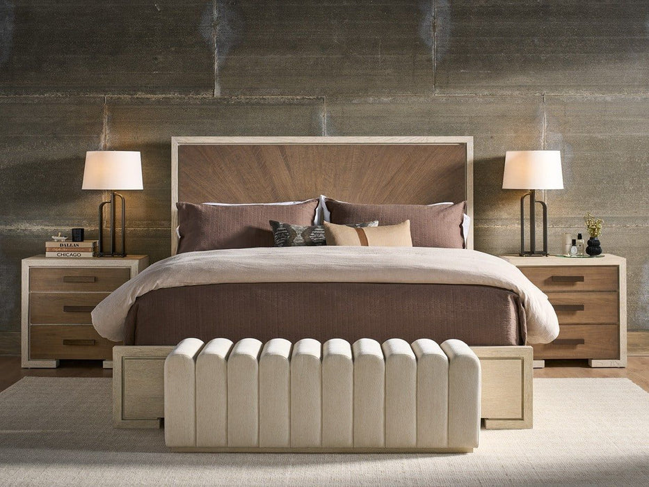Modern / Mist & Veil - Strata Bench - Beige Universal Furniture