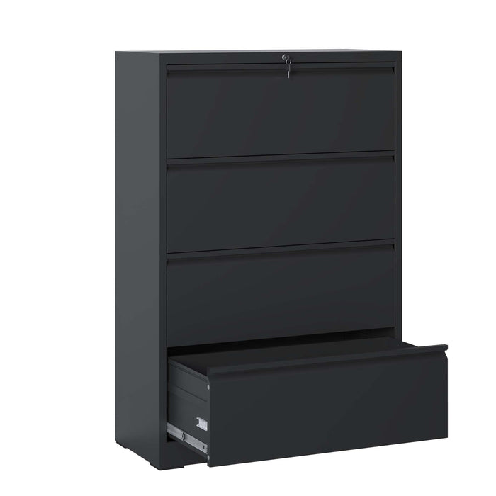 Lateral File Cabinet, Heavy Duty Filing Holds Letter/Legal/A4 Files Home Essentials