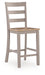 Harperfeld - Barstool (Set of 2) - Natural / Gray Signature Design by Ashley®