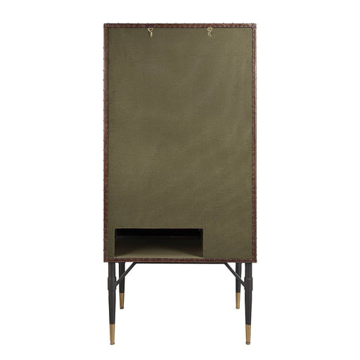 Yoela - Wine Cabinet - Leather & Aluminum ACME