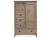 Paxton Place - Wood Door Chest - Dove Tail Gray Magnussen Furniture