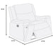 Manual Recliner With Hidden Cup Holder, Padded Seat And Backrest - Auburn Home Essentials
