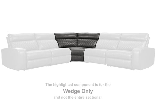Samperstone - Wedge - Gray Signature Design by Ashley®