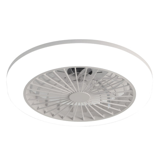 Bladeless Ceiling Fan With Light And Remote Control - White Daily Nest
