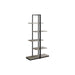 Bookshelf, Bookcase, Etagere, 5 Tie For Office, Contemporary & Modern 8th Street