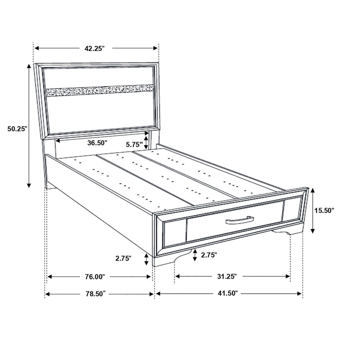 Annie - 4 Piece Bedroom Set Furniture Max
