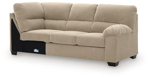 SimpleJoy - RAF Sofa With Corner Wedge - Sand Signature Design by Ashley®
