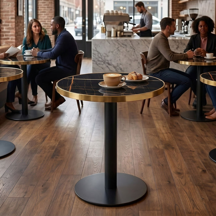 Elegant Round Bistro Table Home Essentials