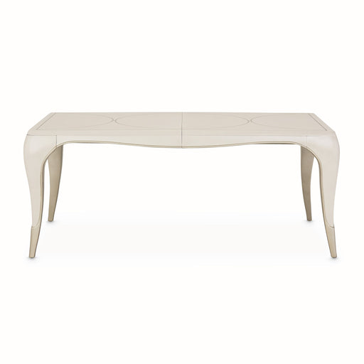 London Place - Rectangular Dining Table - Creamy Pearl Michael Amini