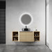 Mounted Bathroom Vanity With Art Sink, 2 Storage Shelves, Soft Close Door Home Essentials
