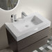 Alice - Bathroom Vanity With Sink, Large Storage Wall Mounted Floating Bathroom Vanity For Modern Bathroom, One-Piece Sink Basin Without Drain And Faucet Home Essentials