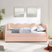 Gingham Daybed With USB Charging Port, Wave-Shaped Design Home Essentials