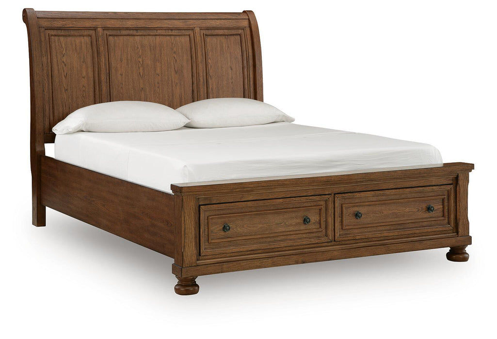 Zackaryn - Sleigh Storage Bed Signature Design by Ashley®