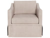 Asher - Skirted Swivel Chair, Special Order - Beige Universal Furniture