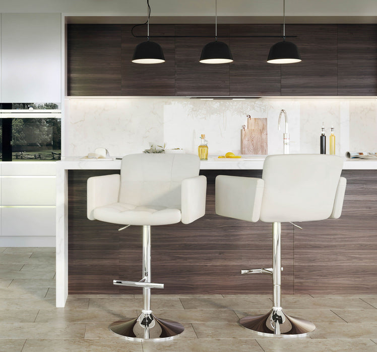 Stout - Contemporary Adjustable Barstool With Swivel Lumi Source