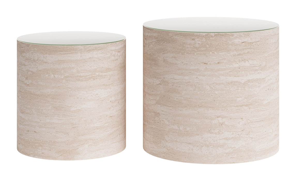 Carzo - Coffee Table Set - Stone Beige Zuo Modern