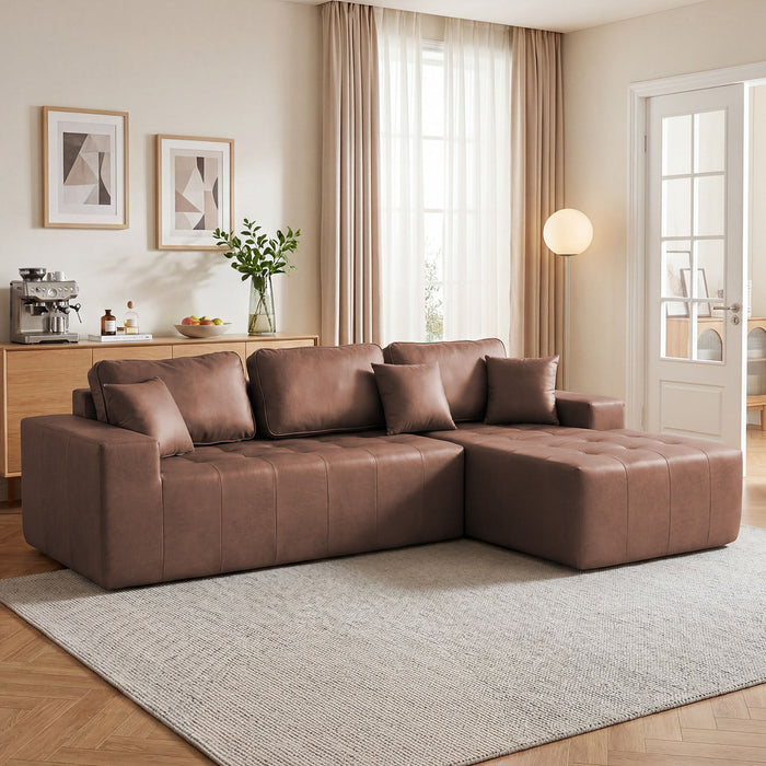L - Shaped Corner Chaise Sofa Bed Home Essentials