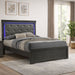 Blaze - Modern Bed With LED Headboard Matrix Furniture Group