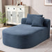 Oversized Chaise Lounge Sofa Bed With Deep Seat And Soft Pillows Home Essentials