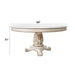 Vendome - 76" Round Dining Table With Pedestal Base - Antique Pearl ACME