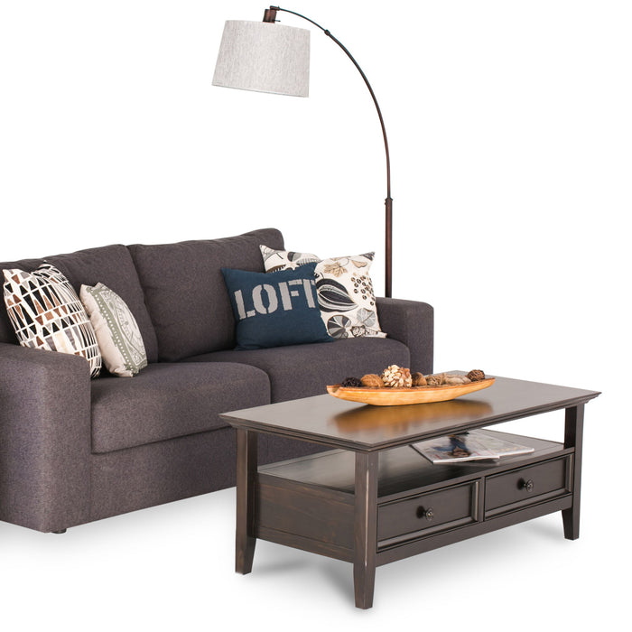 Amherst - Coffee Table - Hickory Brown Simpli-Home