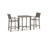 Vista Point - Counter Table Set (Set of 3) - Brown Signature Design by Ashley®