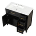 Modern Bathroom Vanity With Sink Top, 2 Doors And 3 Drawers Hearth and Haven
