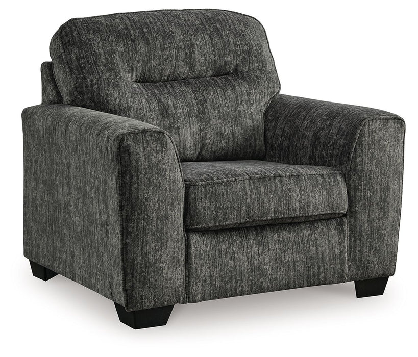 Lonoke - Chair And A Half - Gunmetal Signature Design by Ashley®