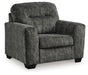 Lonoke - Chair And A Half - Gunmetal Signature Design by Ashley®