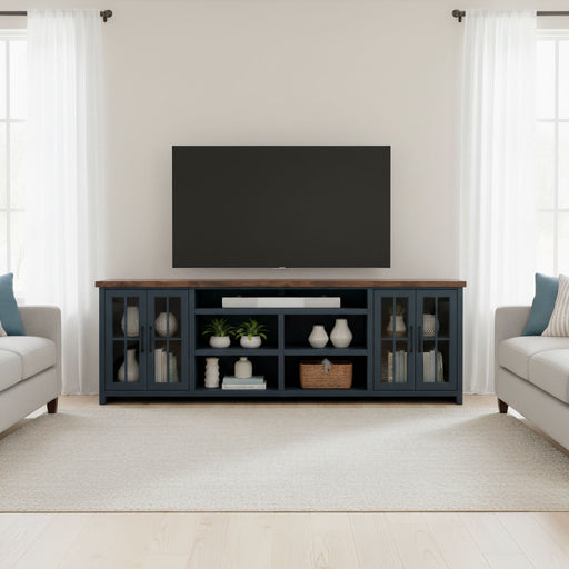 TV Stand Console & Cable Management Home Essentials