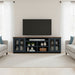 TV Stand Console & Cable Management Home Essentials