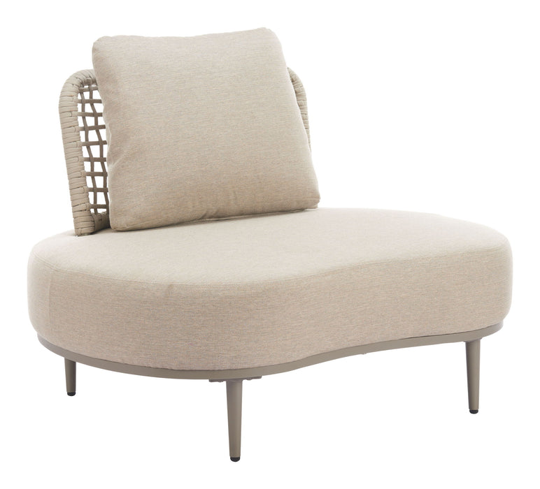Ruhe - Outdoor Accent Chair - Beige Zuo Modern