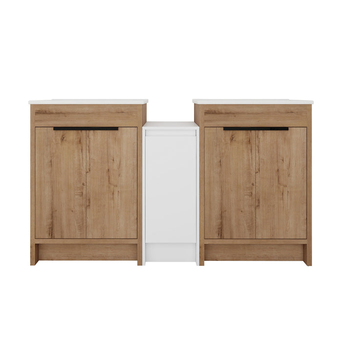 Freestanding Bathroom Vanity & Sink, Storage Cabinets, Soft Closing Doors Home Essentials