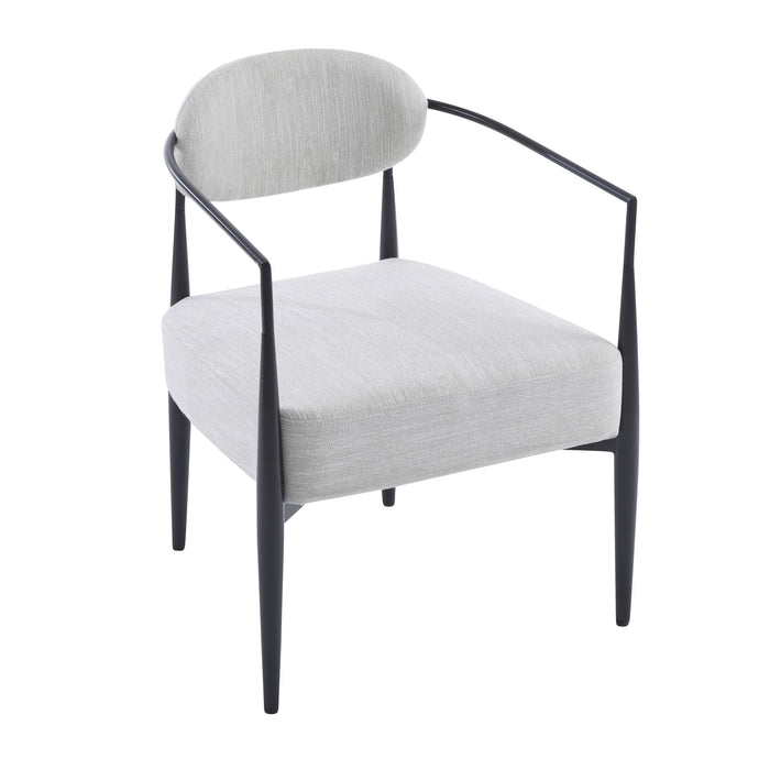 Modern Upholstered Accent Armchair With Pocket Spring Seat