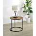 Arrize - Round Side End Table - Mango Color Furniture Max